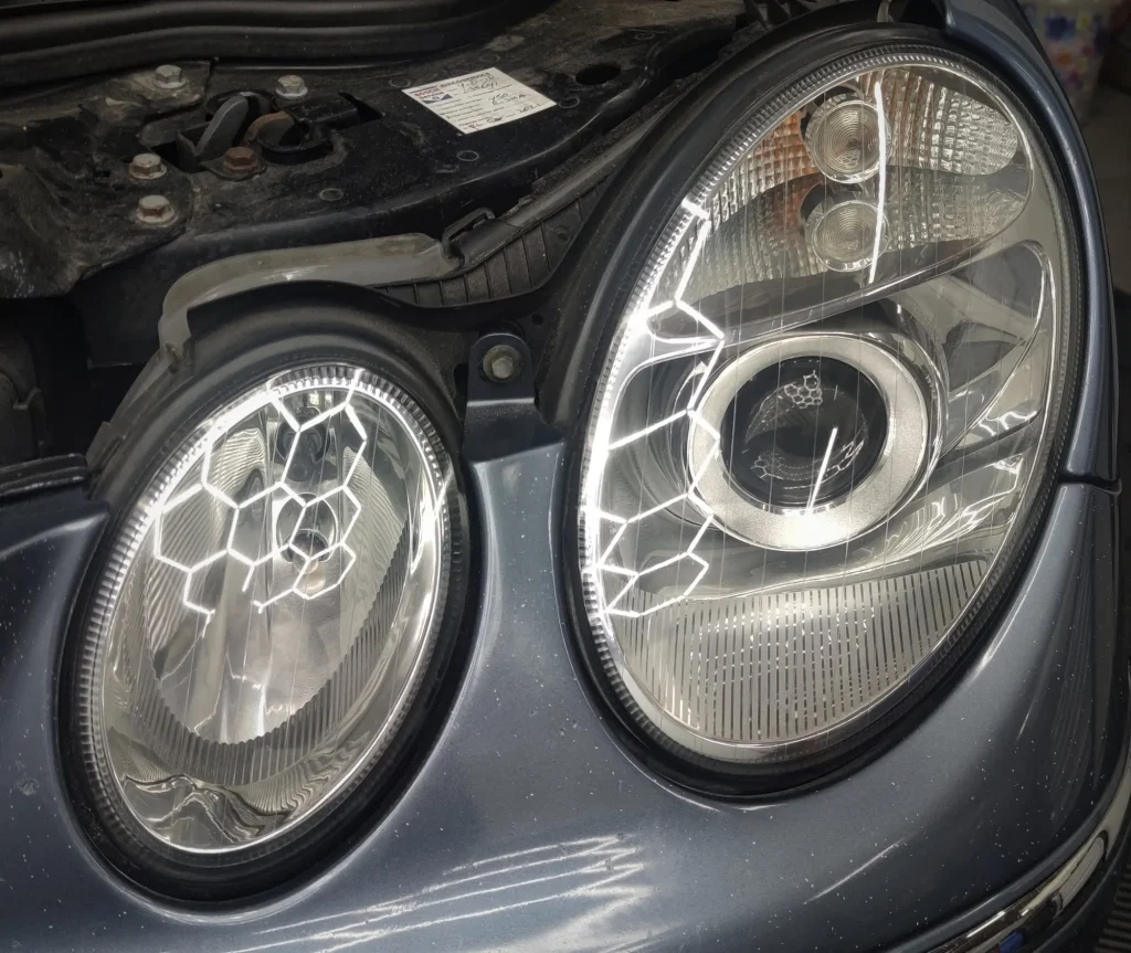 Koplamp herstel Mercedes E-klasse