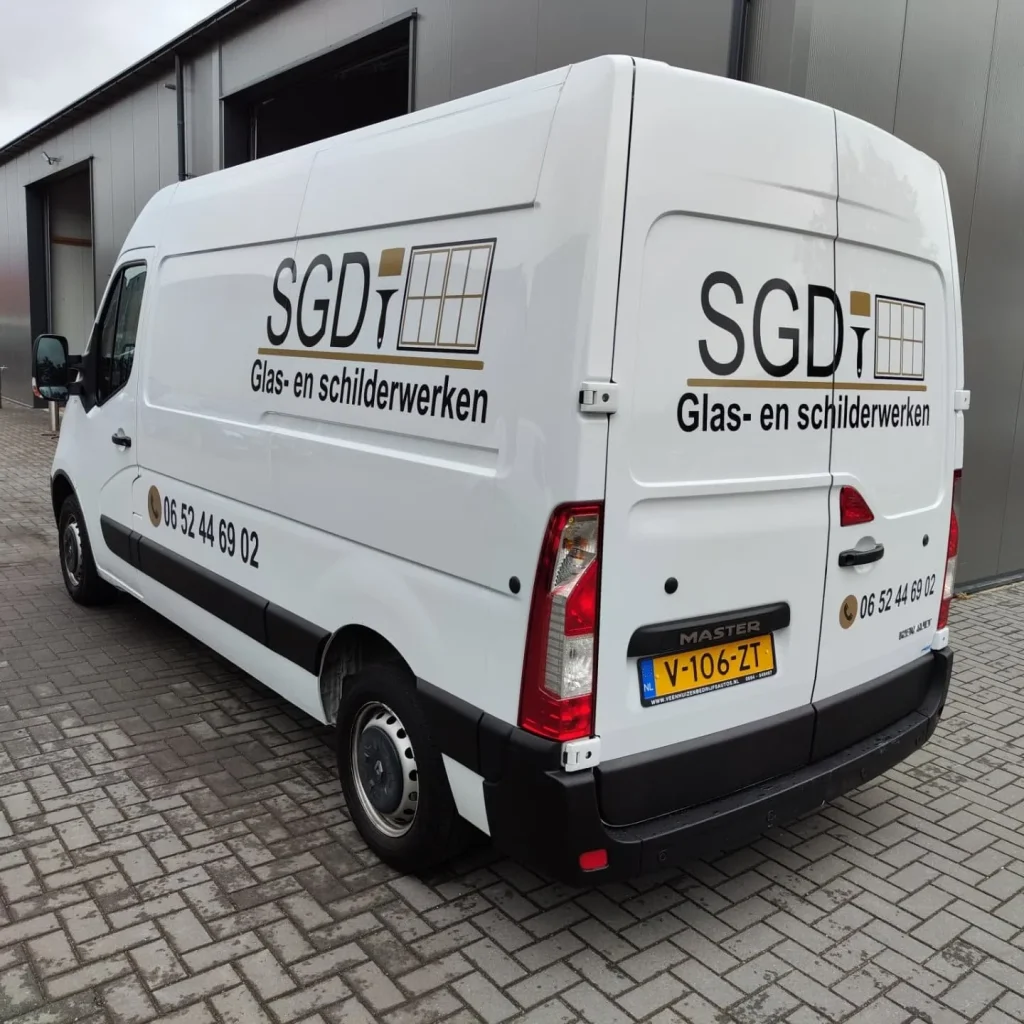SGD Glas- en schilderwerken: bestelbus