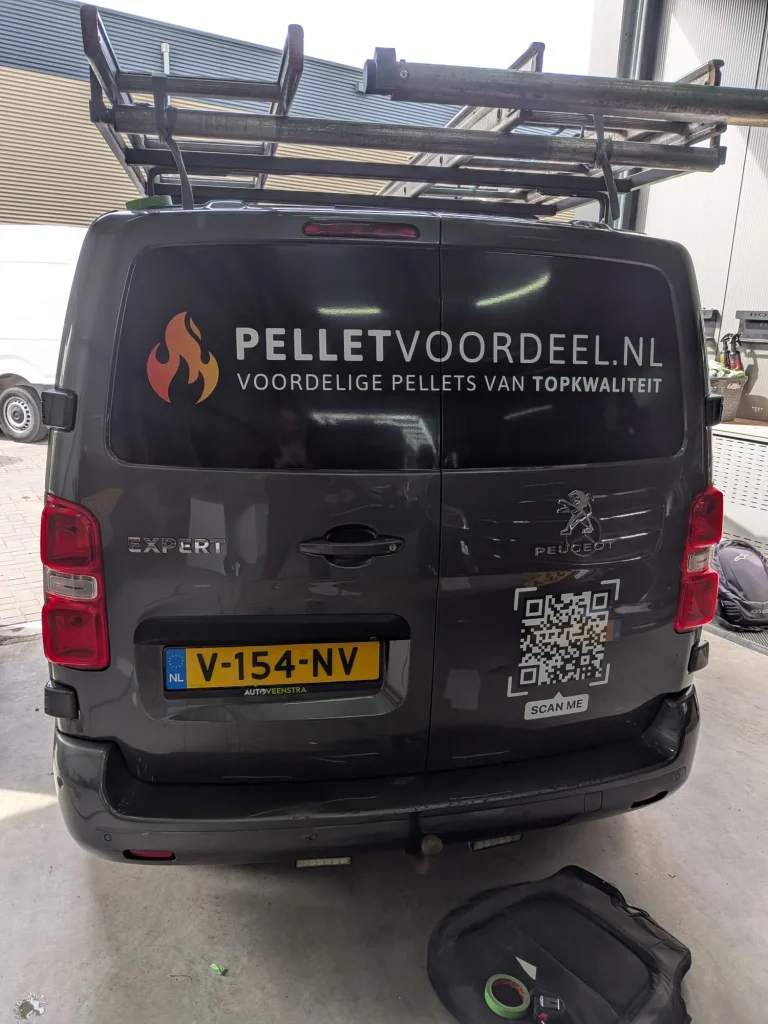 Pelletvoordeel: bedrijfsbus